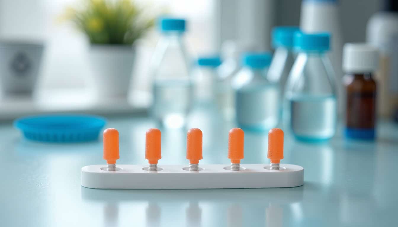 Analyse de la qualité du sol en laboratoire avec des prélèvements de terre et des instruments de mesure