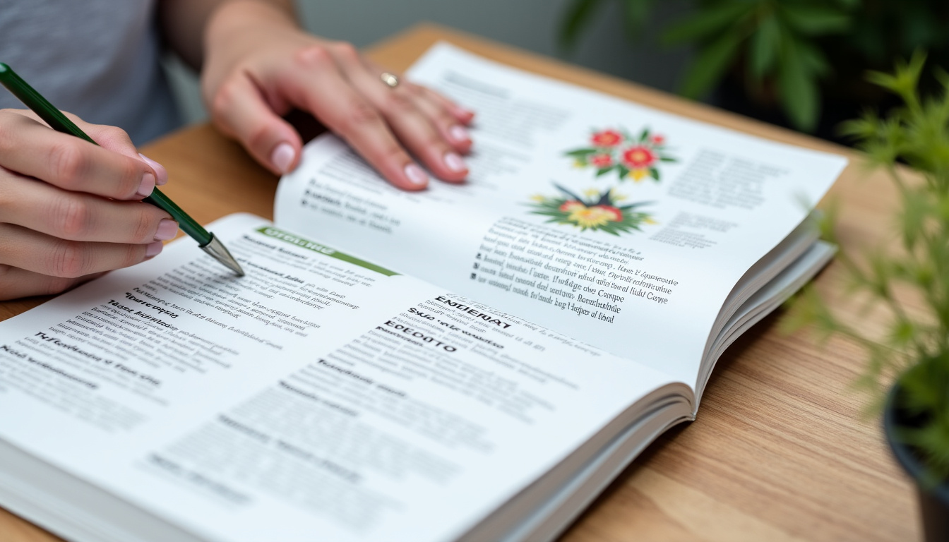 Illustration montrant une personne utilisant un glossaire illustré pour comprendre des termes techniques de jardinage et de bricolage