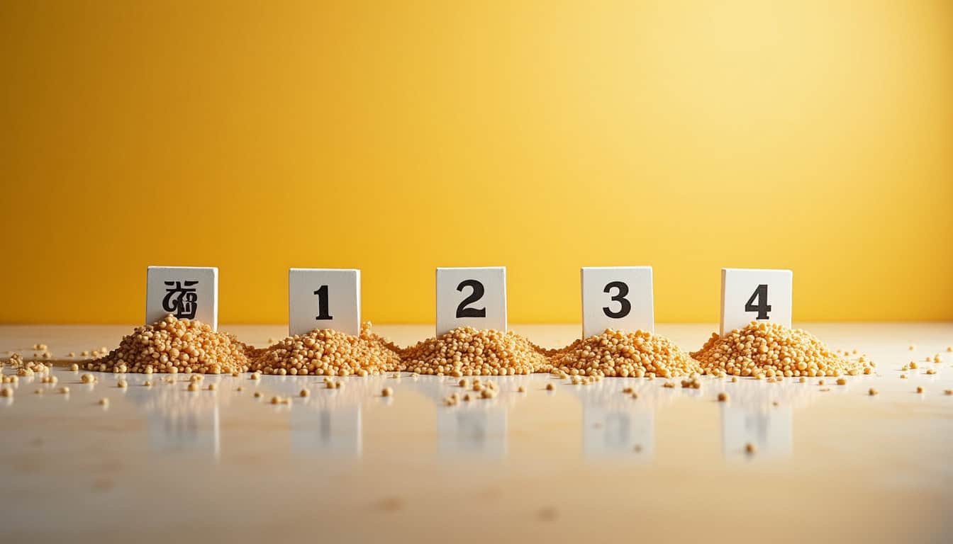 Séquence photographique illustrant les étapes du semis à la récolte d