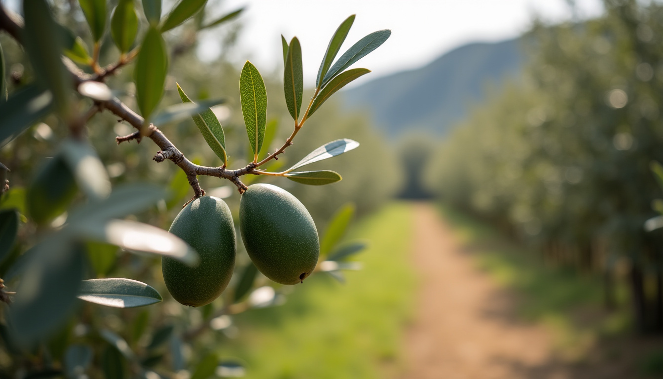 Comparaison visuelle de différentes variétés d’oliviers (Aglandau, Lucques, Picholine) et leurs formes de taille spécifiques