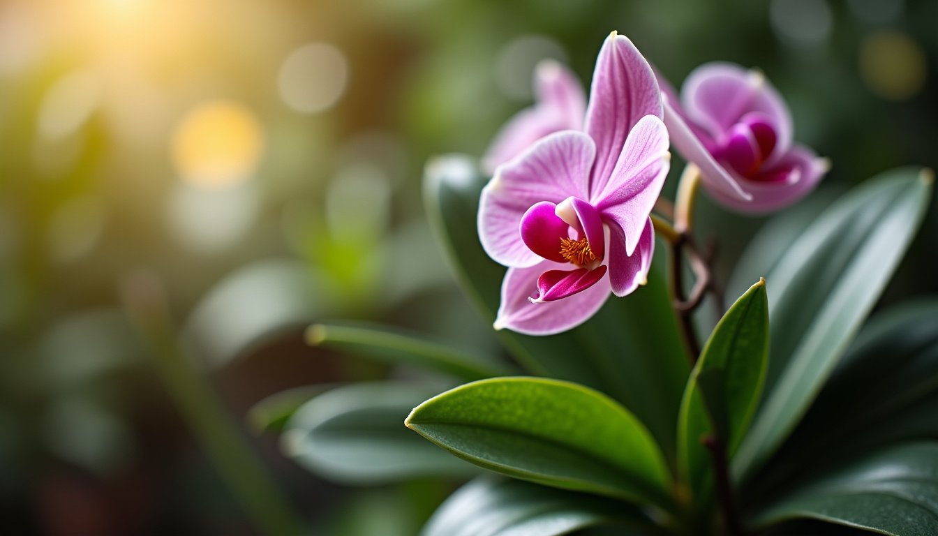 Orchidée Phalaenopsis placée près d