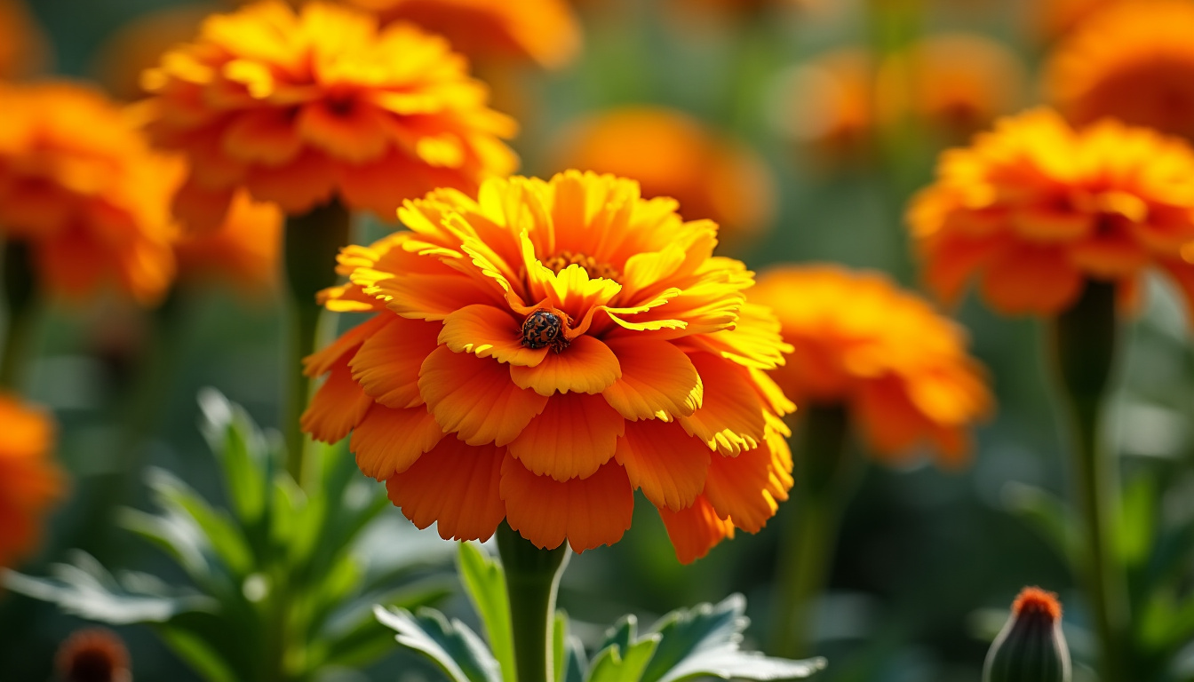 Les Tagètes : Une Plante Essentielle pour un Jardin Florissant et Utile