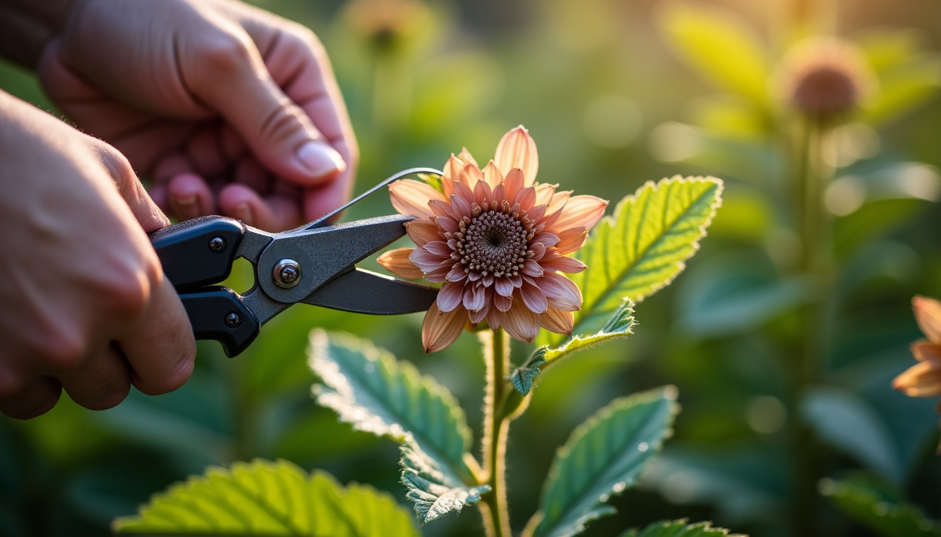 Taille douce des têtes fanées d