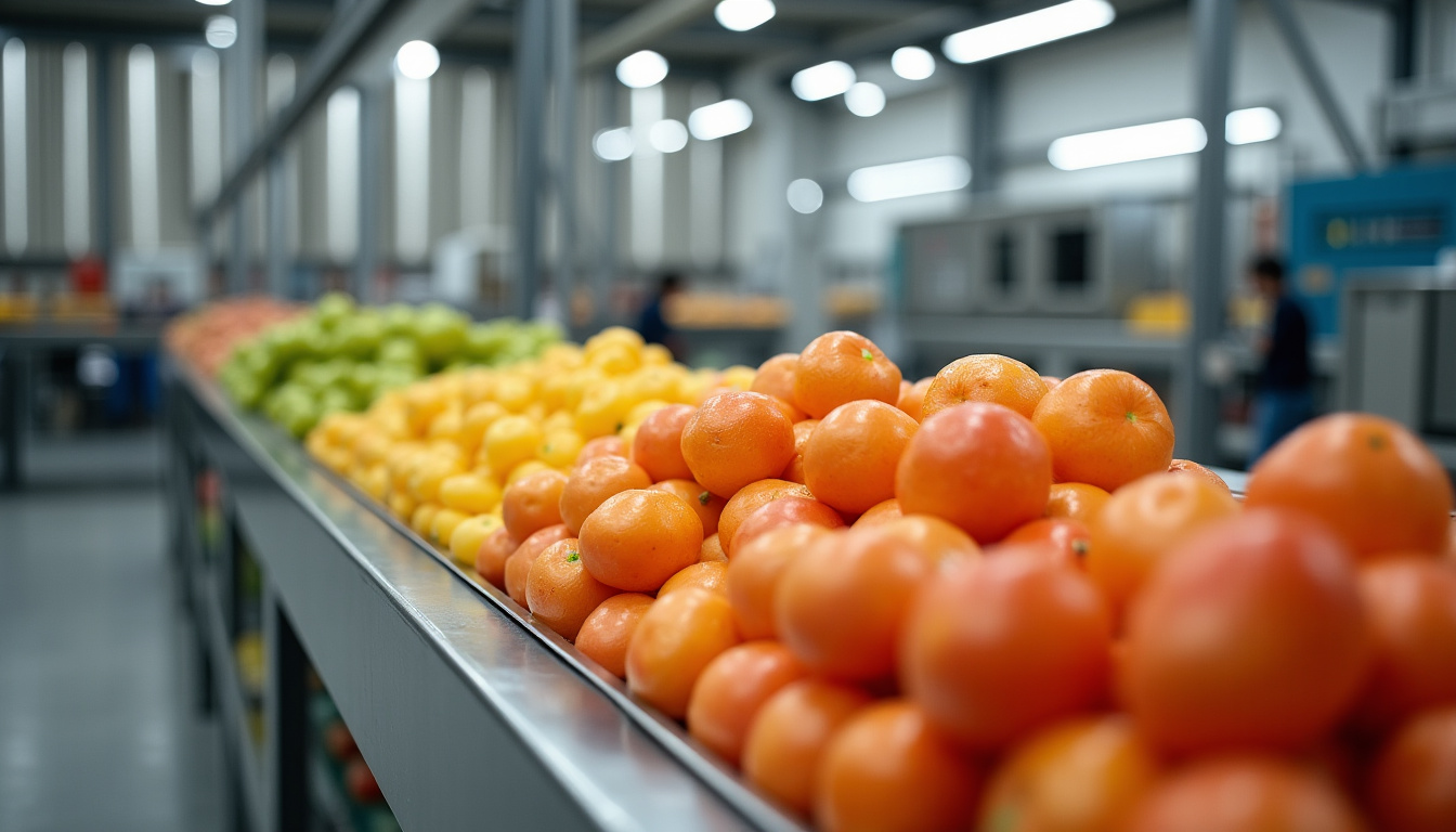 Vaches en train de consommer un mélange de fourrage frais dans une étable moderne, avec des silos à ensilage en arrière-plan