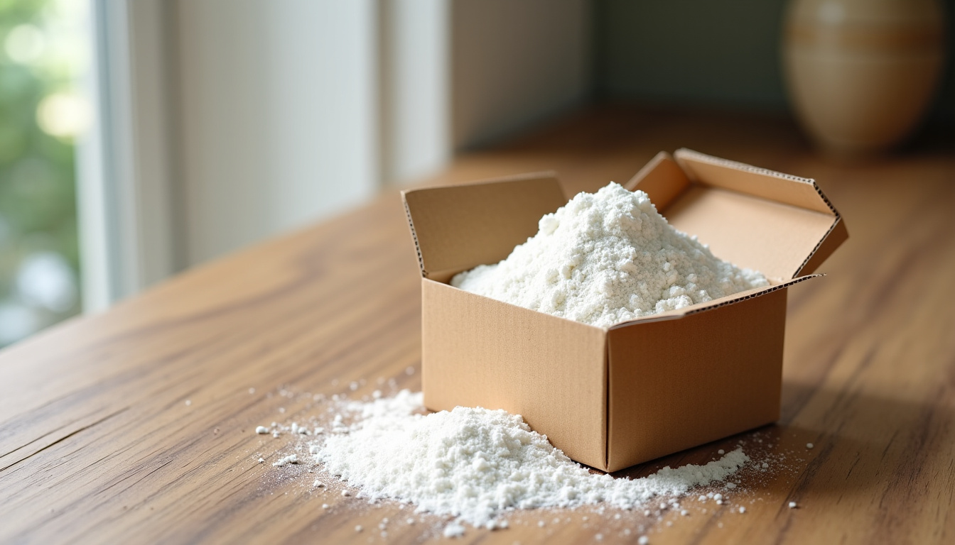 Boîte de terre de diatomée naturelle utilisée comme répulsif contre les insectes