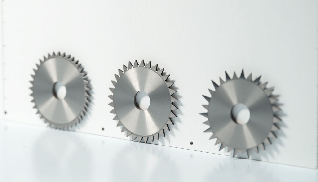 Différents types de lames de scie à onglet adaptées au bois, au métal et aux matériaux composites