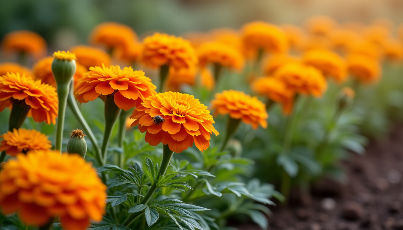 Les tagètes : fleurs ornementales, allélopathie et utilisation au potager en 2026