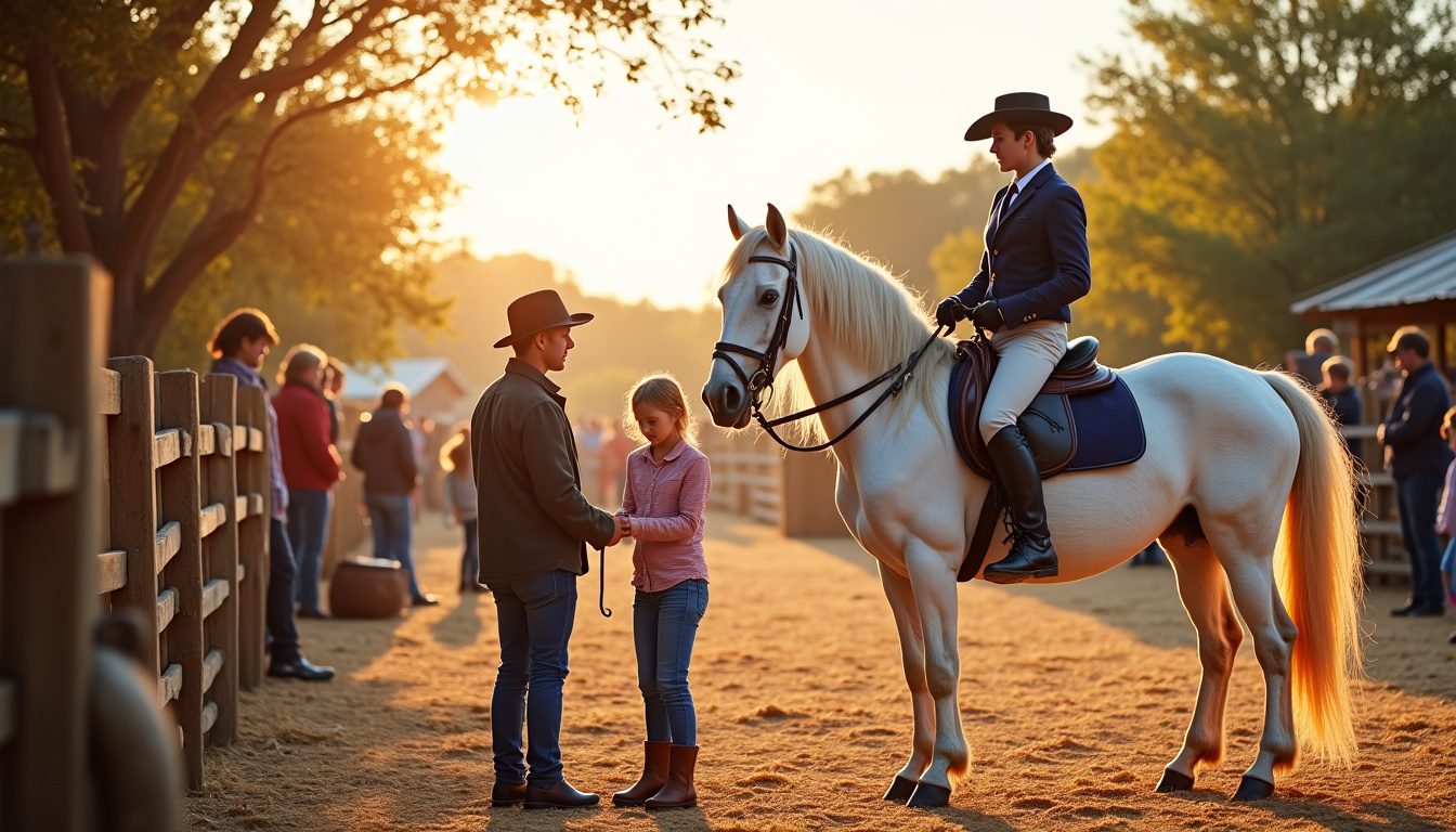 Animations pour enfants et démonstrations équestres lors de la foire agricole de Tarbes