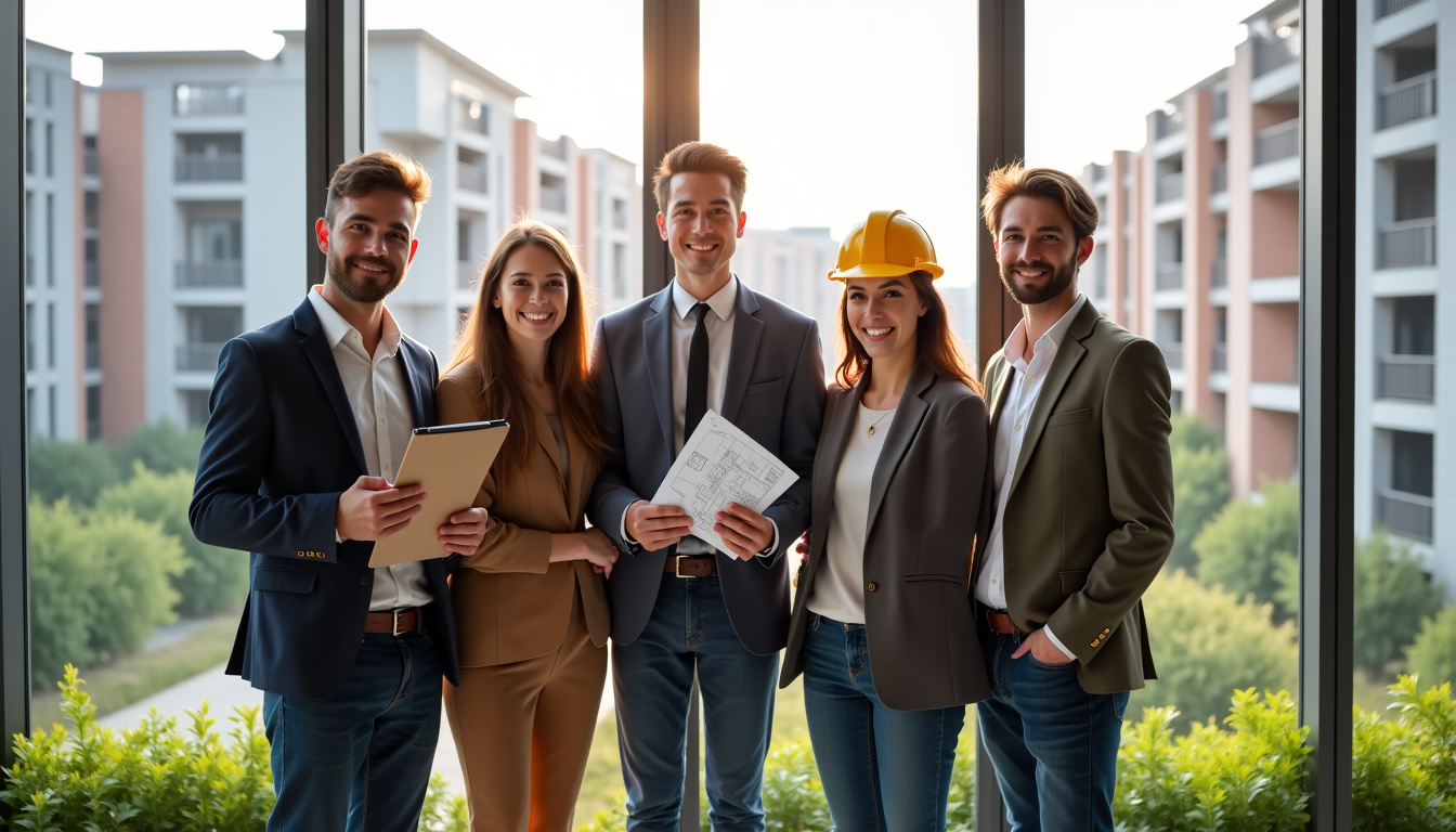 Illustration des métiers proposés par Alliade Habitat