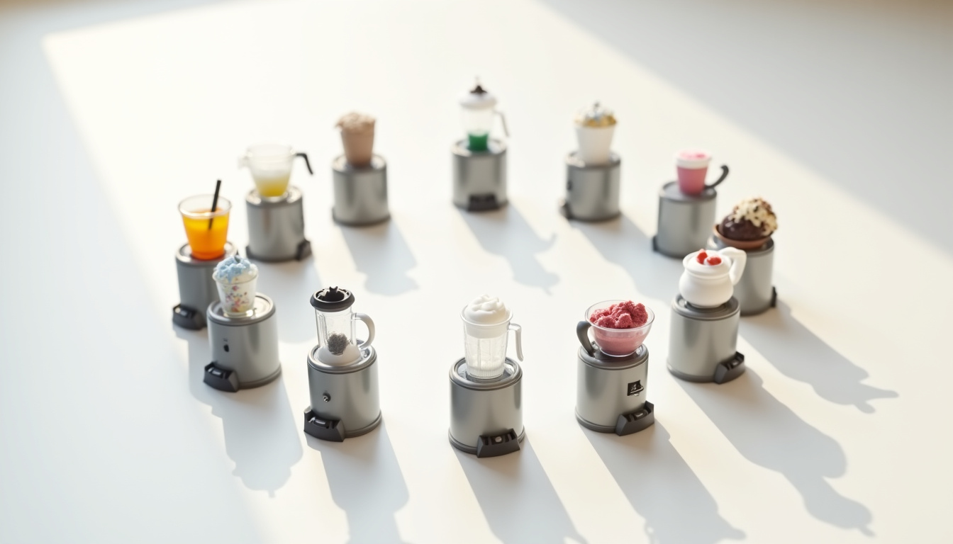 Représentation des 13 modes de la machine Ninja Swirl by CREAMi