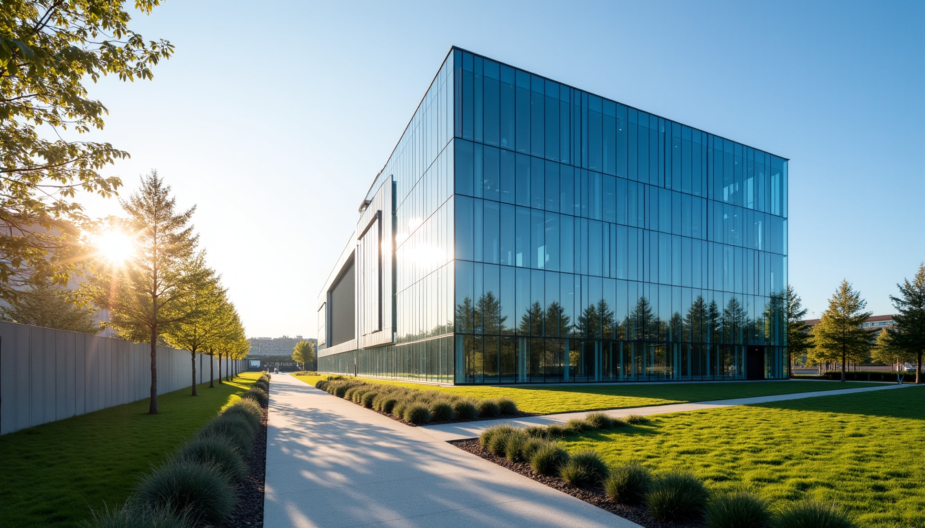 Vue extérieure du siège social de GRDF situé à Saint-Denis, Île-de-France