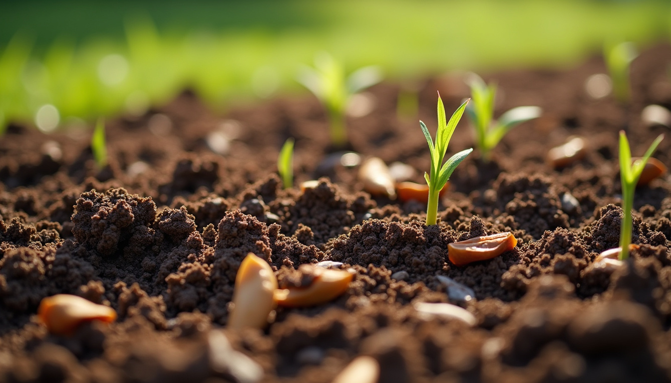 Mélange de compost, écorces de pin et fibre de bois dans un bac de terreau horticole