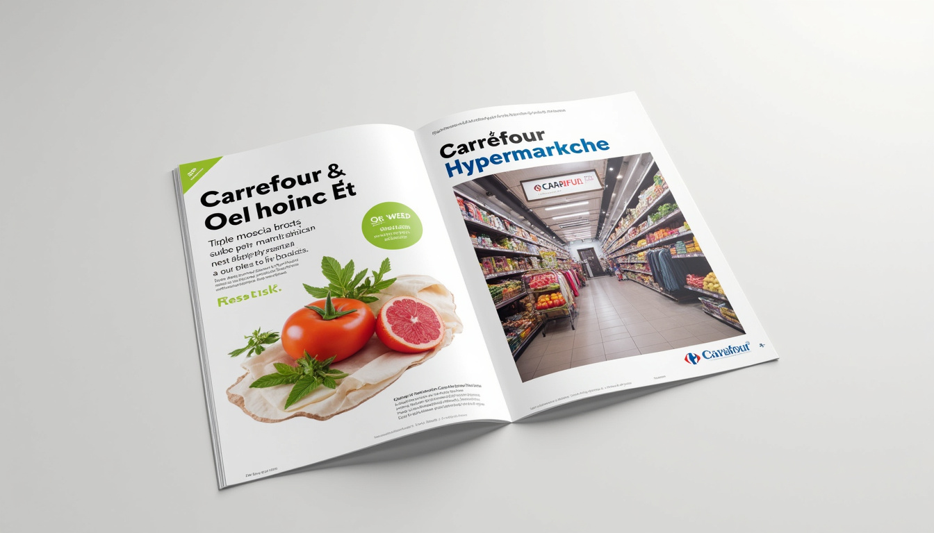 Comparaison entre un catalogue Carrefour Market et un catalogue Carrefour hypermarché