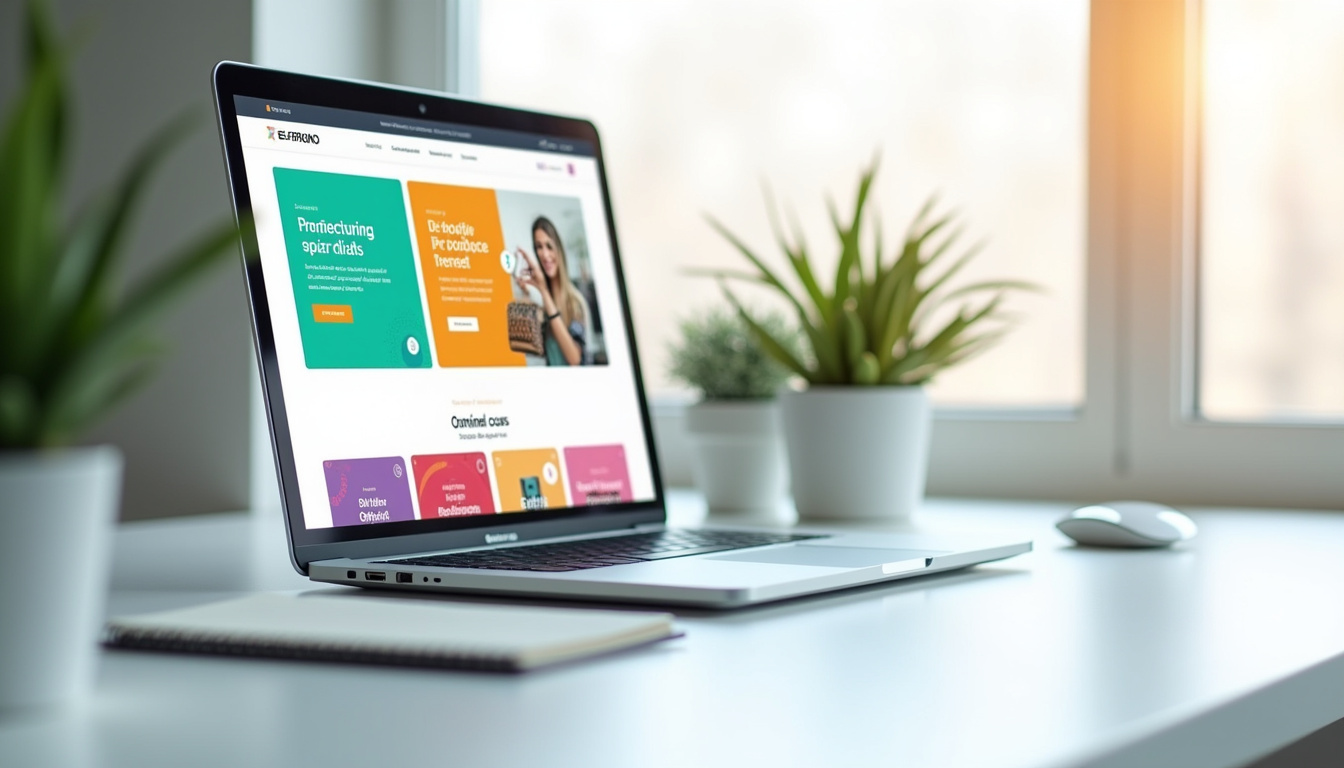 Consultation du catalogue Carrefour depuis un ordinateur portable sur le site officiel