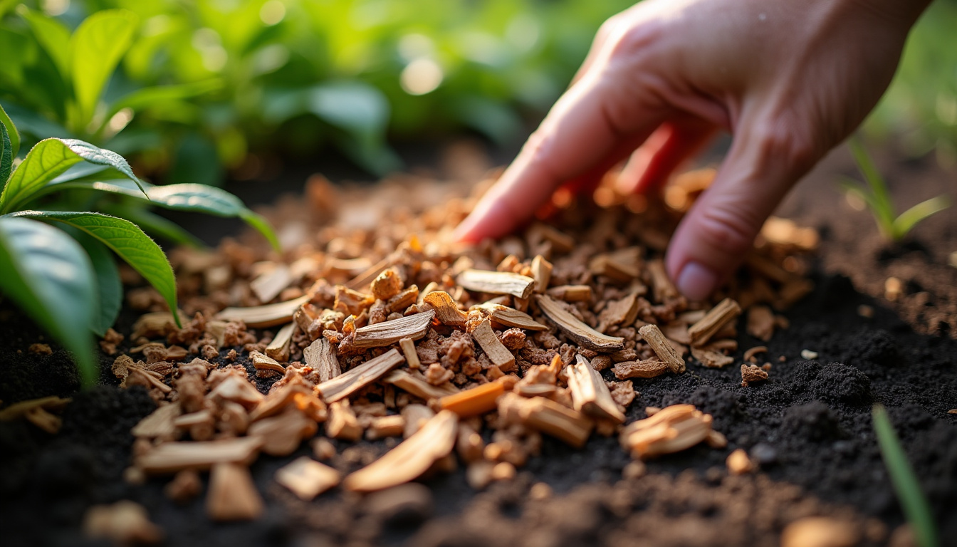 Comment bien utiliser les copeaux de bois au jardin en 2026